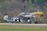 N119H @ EEN - Taxiing on runway 02, Dillant-Hopkins Airport, Keene, NH for weekend airshow - by Ron Yantiss