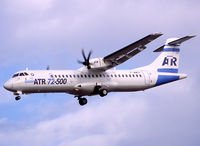 F-WWEY @ LFBO - C/n 0098 - ATR72 prototype with additional 'Aviation Sans Frontières' titles and logo - by Shunn311