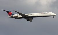 N914DN @ DTW - Delta MD-90 - by Florida Metal
