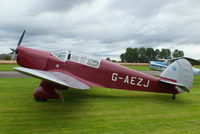 G-AEZR @ EGBR - At the Real Aeroplane Club's Wings & Wheels fly-in, Breighton - by Chris Hall