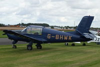 G-BHWK @ EGBR - At the Real Aeroplane Club's Wings & Wheels fly-in, Breighton - by Chris Hall