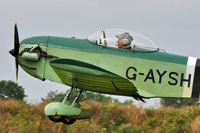 G-AYSH @ EGBK - A visitor to 2012 LAA Rally at Sywell - by Terry Fletcher