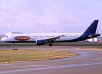 G-NIKO @ LFBO - Taxiing holding point rwy 32R in basic Airtours International c/s - by Shunn311