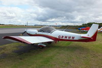 G-RWMW @ EGBR - At the Real Aeroplane Club's Wings & Wheels fly-in, Breighton - by Chris Hall