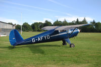 G-AFYD @ EGHP - At the Vintage Fly-in at Popham Sept '12 - by Noel Kearney