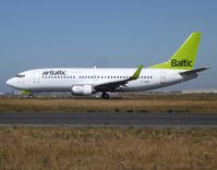 YL-BBO @ LFPG - Air Baltic's latest fleet entry started her useful life with easyJet as G-EZYK. Sky Europe as HA-LKT from 2005 until 2007 and Thomson Fly as G-THOO from 2007 until early 2012 were her next airlines. - by Alain Durand