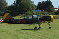 G-YAKX @ EGHP - Photographed at the Vintage Fly-in at Popham Airfield Sept '12 - by Noel Kearney