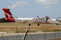 VH-QOW @ YBBN - QantasLink DHC-8 - by Thomas Ranner