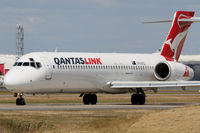 VH-NXQ @ YBBN - QantasLink Boeing 717 - by Thomas Ranner