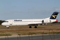 VH-FWH @ YBBN - Alliance Airlines Fokker 100 - by Thomas Ranner