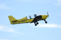 G-BSFF @ EGHL - Towing a glider at Lasham. - by Noel Kearney