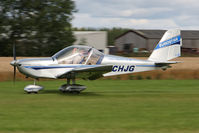 G-CHJG @ EGBR - Cosmik EV-97 TeamEurostar at The Real Aeroplane Club's Wings & Wheels weekend, Breighton Airfield, September 2012. - by Malcolm Clarke