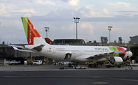 CS-TOG @ KEWR - A TAP Airbus A330 at Newark Liberty International prepares for her return journey to Lisbon. - by Daniel L. Berek