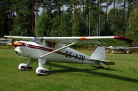 SE-AZU @ ESKD - Nice looking Luscombe 8F Silvaire parked at Dala-Järna airfield, Sweden. - by Henk van Capelle