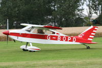 G-BOPD @ EGBR - At the Real Aeroplane Club's Wings & Wheels fly-in, Breighton - by Chris Hall