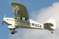 G-WAGA @ EGBR - At the Real Aeroplane Club's Wings & Wheels fly-in, Breighton - by Chris Hall
