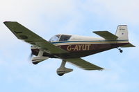 G-AYUT @ EGBR - At the Real Aeroplane Club's Wings & Wheels fly-in, Breighton - by Chris Hall