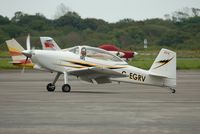 G-EGRV @ EGFH - Sporty RV-8 based at Swansea Airport. Previously registered G-PHMG. - by Roger Winser