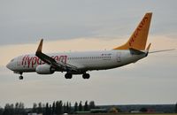 TC-ABP @ EGSH - Thursday evening Turkish holiday charter. - by keithnewsome