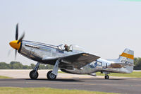 N51JC @ LNC - Chuck Gardner taxis in during Warbirds on Parade 2012 at Lancaster Airport - by Zane Adams