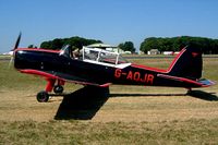 G-AOJR @ EGBP - DHC-1 Chipmunk 22 [C1/0205] Kemble~G 13/07/2003 - by Ray Barber