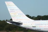 C-GLAT @ EGCC - Air Transat Welcome livery - by Chris Hall