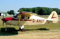 G-ARDT @ EGBP - Piper PA-22-160 Tri-Pacer [22-6210] Kemble~G 13/07/2003 - by Ray Barber