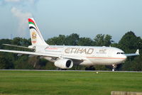 A6-EYD @ EGCC - Etihad Airways - by Chris Hall