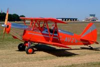 G-AVZW @ EGBP - EAA Biplane P [PFA 1314] Kemble~G 13/07/2003 - by Ray Barber