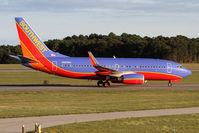N964WN @ ORF - Southwest Airlines N964WN (FLT SWA3158) taxiing to the gate after arrival from Jacksonville Int'l (KJAX) on RWY 5. - by Dean Heald