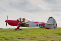 D-ESPK @ EGJA - Taxying after the practice lap; Alderney Air Races, 2012 - by alanh