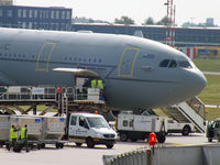 ZZ330 @ EDDV - Both Military and Civilian Movers loading Aircraft prior to departing for EGVN.