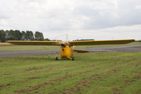 G-ADYS @ EGBR - Aeronca C3, The Real Aeroplane Company's Summer Madness Fly-In, Breighton Airfield, August 2012. - by Malcolm Clarke