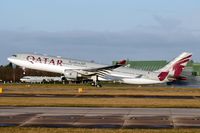 A7-AEN @ EGCC - Nice looking A.330 back off to Doha. - by dragonman