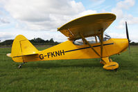 G-FKNH @ X5ES - Piper PA-15 Vagabond, Great North Fly-In, Eshott Airfield UK, September 2012. - by Malcolm Clarke