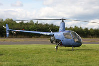 G-BSCE @ X5ES - Robinson R22 Beta, Great North Fly-In, Eshott Airfield UK, September 2012. - by Malcolm Clarke