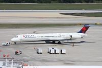 N962DL @ TPA - Delta MD-88 - by Florida Metal