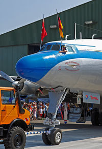 HB-RSC @ EDTL - Swiss Super Constellation Flyers Association HB-RSC roll-out ceremony at LHA - by Thomas M. Spitzner