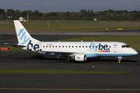 G-FBJE @ EDDL - Flybe, Embraer ERJ-175STD, CN: 17000336 - by Air-Micha