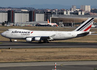 F-GIUD @ LFBO - Taxiing to the Terminal in new Air France c/s - by Shunn311