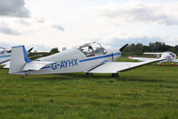 G-AYHX @ X5ES - SAN Jodel D-117A, Great North Fly-In, Eshott Airfield UK, September 2012. - by Malcolm Clarke
