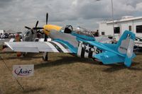 N151TA @ OSH - T-51 MUSTANG, c/n: M04SV6SOHK0027 - by Timothy Aanerud