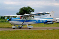 G-BKEV @ EGBP - R/Cessna F.172M Skyhawk [1443] Kemble~G 11/07/2004 - by Ray Barber