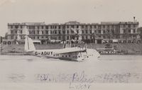 G-ADUY - G-ADUY Capella an Empire C Class flying boat seen in front of The Sofitel Winter Palace Luxor, Egypt. Built in 1935, and written off four years later, on March 12th, 1939, after crashing into an uncharted obstacle. - by aeroplanepics0112