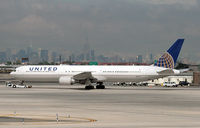 N59053 @ KEWR - A United (ex-Continental) Boeing 767-424 is repositioned across the ramp at Newark Airport. - by Daniel L. Berek
