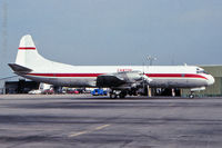 N287F @ KYIP - Sept. 1995 - Zantop Electra at YIP - by John Meneely