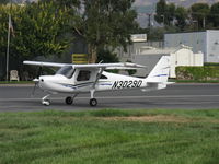 N3029D @ SZP - 2011 Cessna 162 SKYCATCHER LSA, Continental O-200-D lightweight 100 Hp, landing roll Rwy 22 - by Doug Robertson