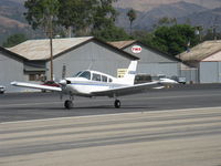 N55462 @ SZP - 1973 Piper PA-28-235, Lycoming O-540-B4B5 235 Hp, landing roll Rwy 22 - by Doug Robertson