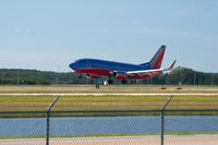 N356SW @ RSW - After the short flight from Orlando landing RWY 6 - by Mauricio Morro