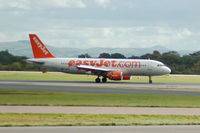 G-EZUG @ EGCC - Easyjet Airbus A320 G-EZUG landed at Manchester Airport. - by David Burrell